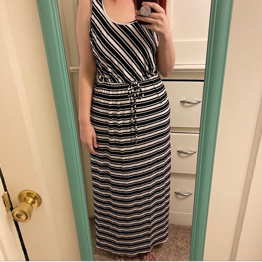 Liz Claiborne Black & White Dress Size Large NWT